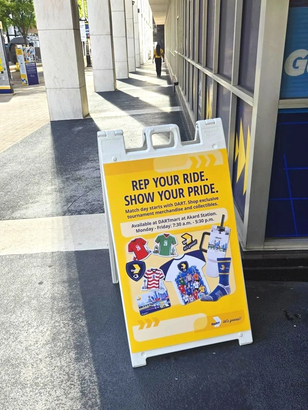 DART Merchandise Promotion A-Frame