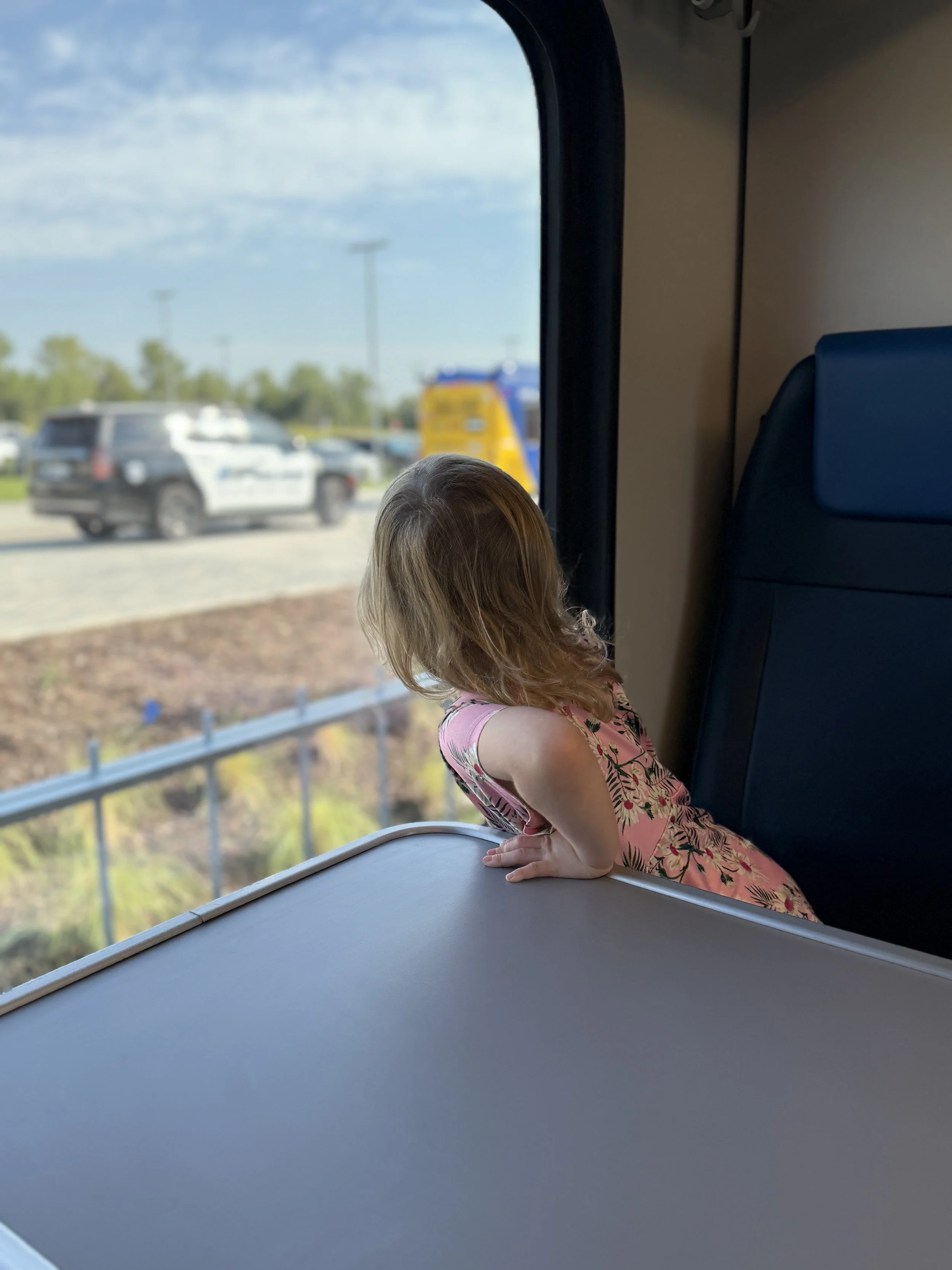 Silver Line Interior - Peeking at New Gillig