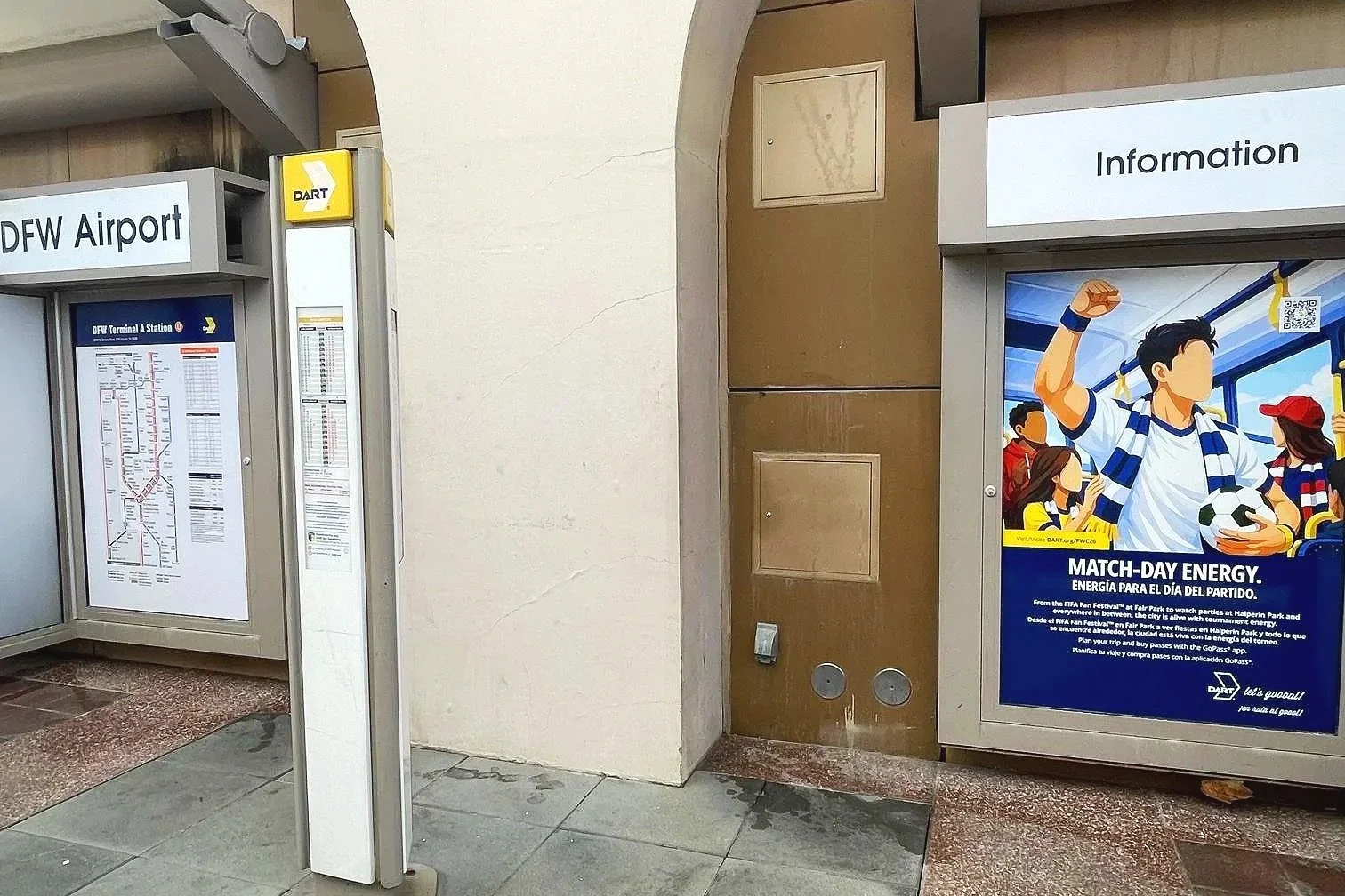 DART World Cup Campaign - DFW Airport 