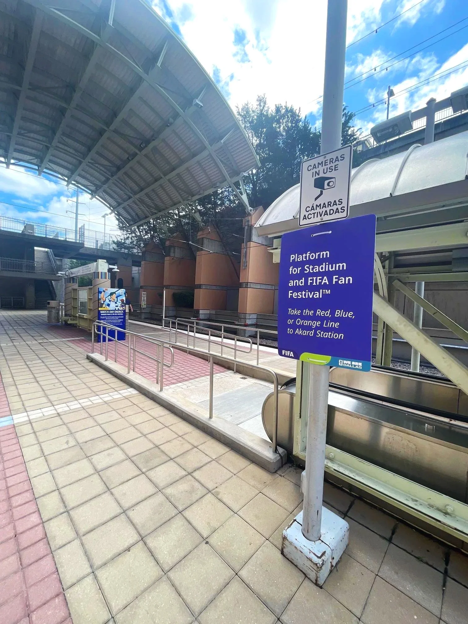 FIFA Signage at SMU/Mockingbird Station