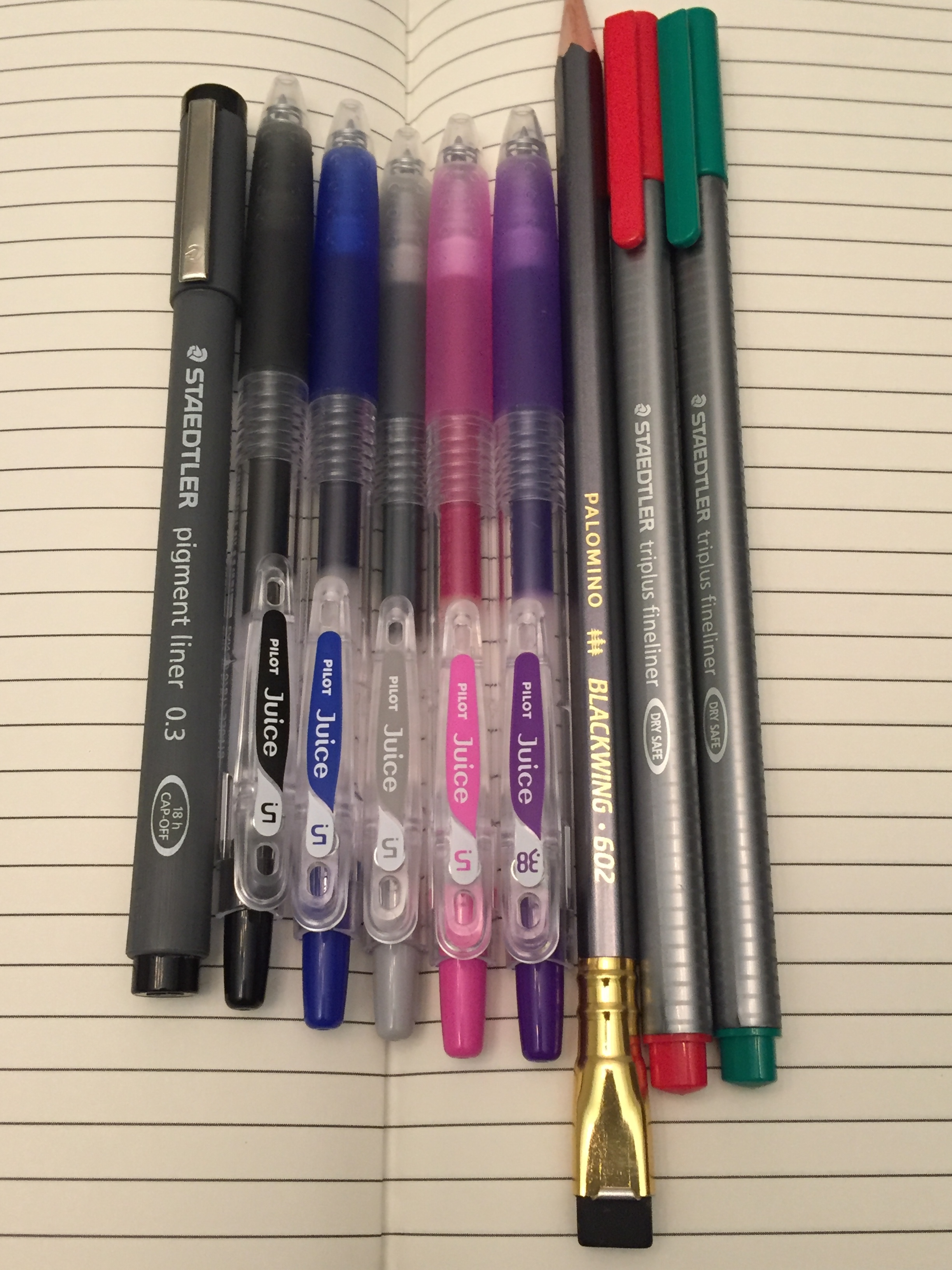 Favorite writing utensils.