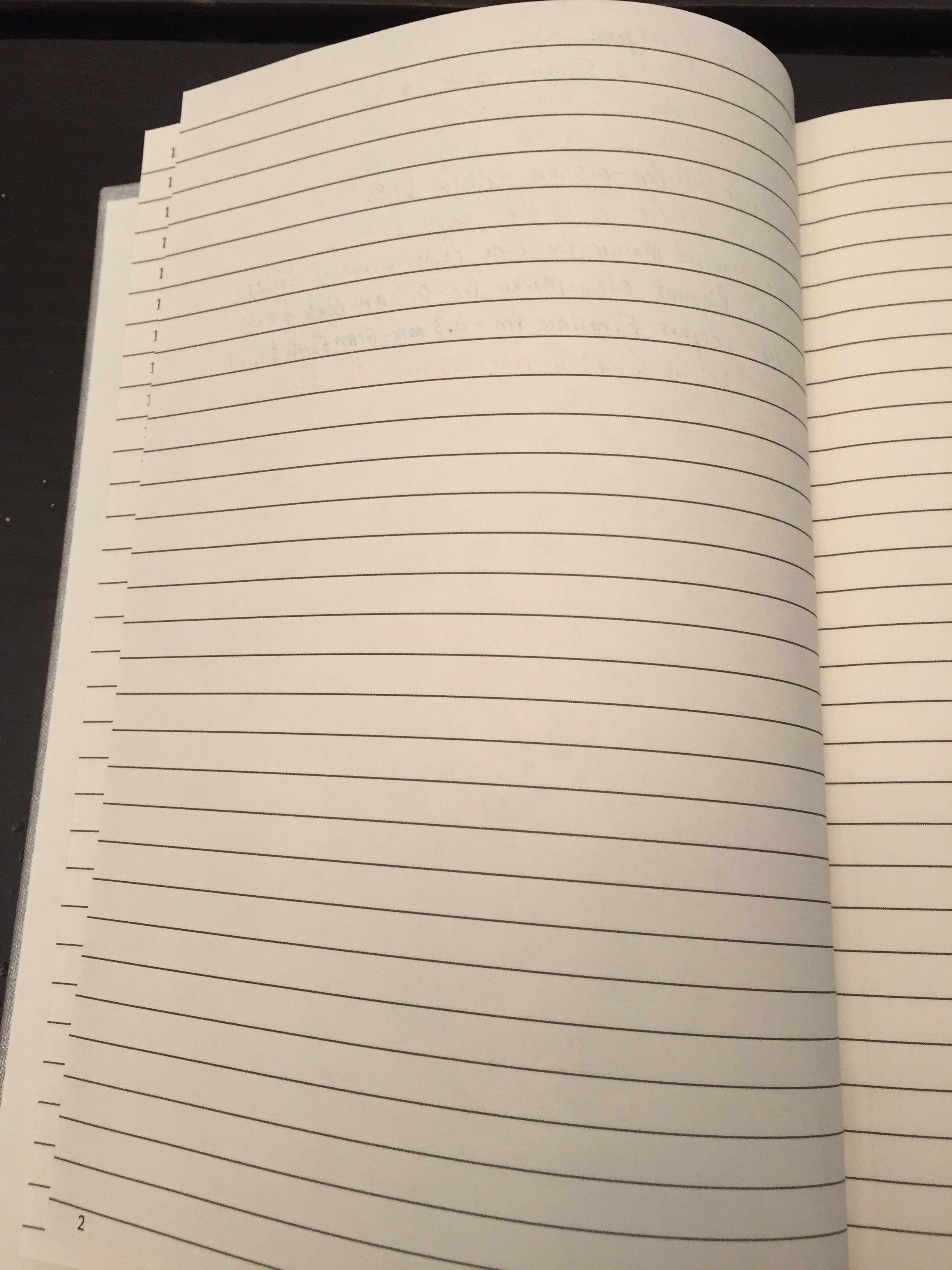 You can see for yourself that there is VERY MINIMAL bleed through with these pens and pencils!