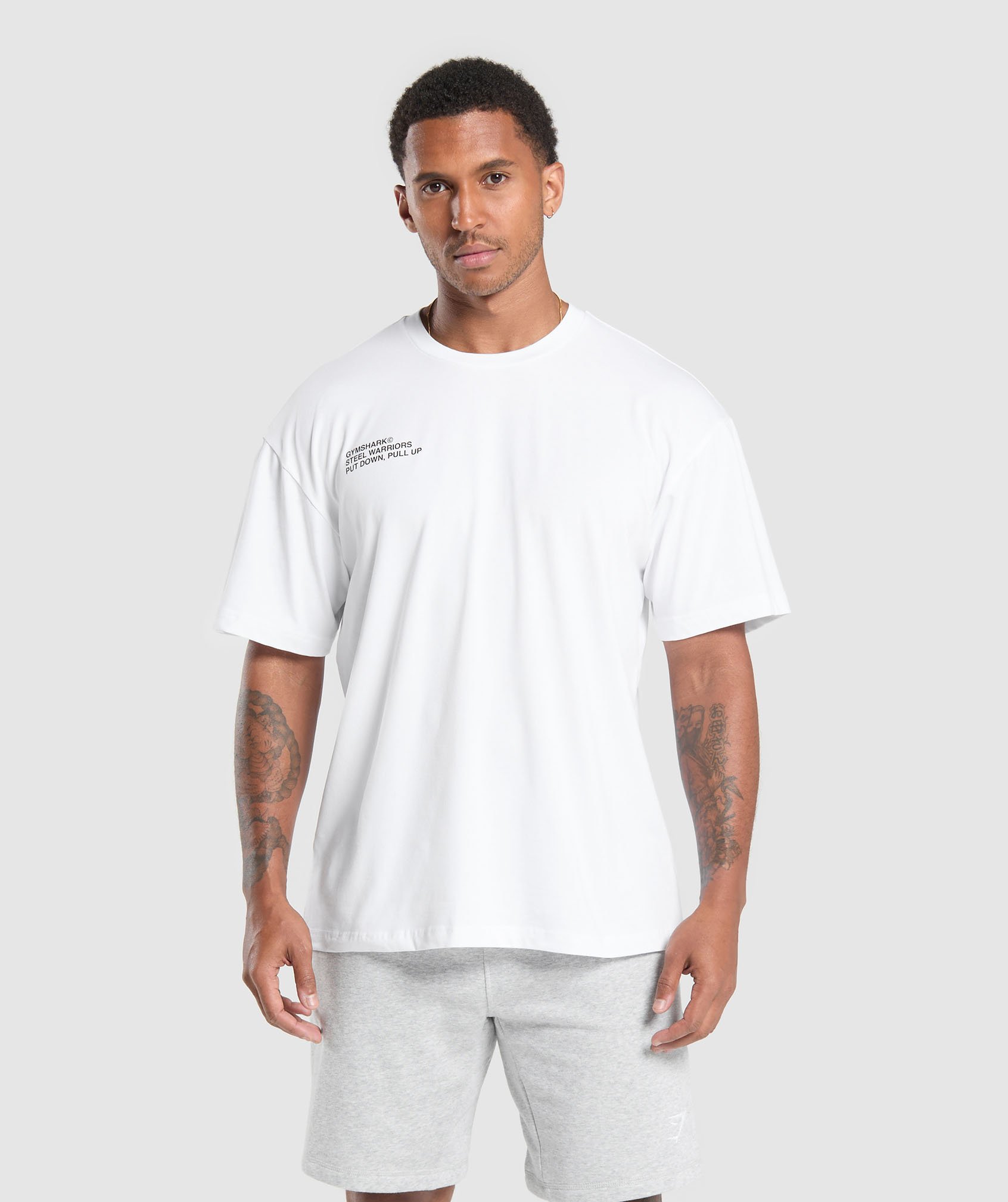 Steel Warrior T-shirt GS White GS White A2B2D-WB57 -0774.jpg