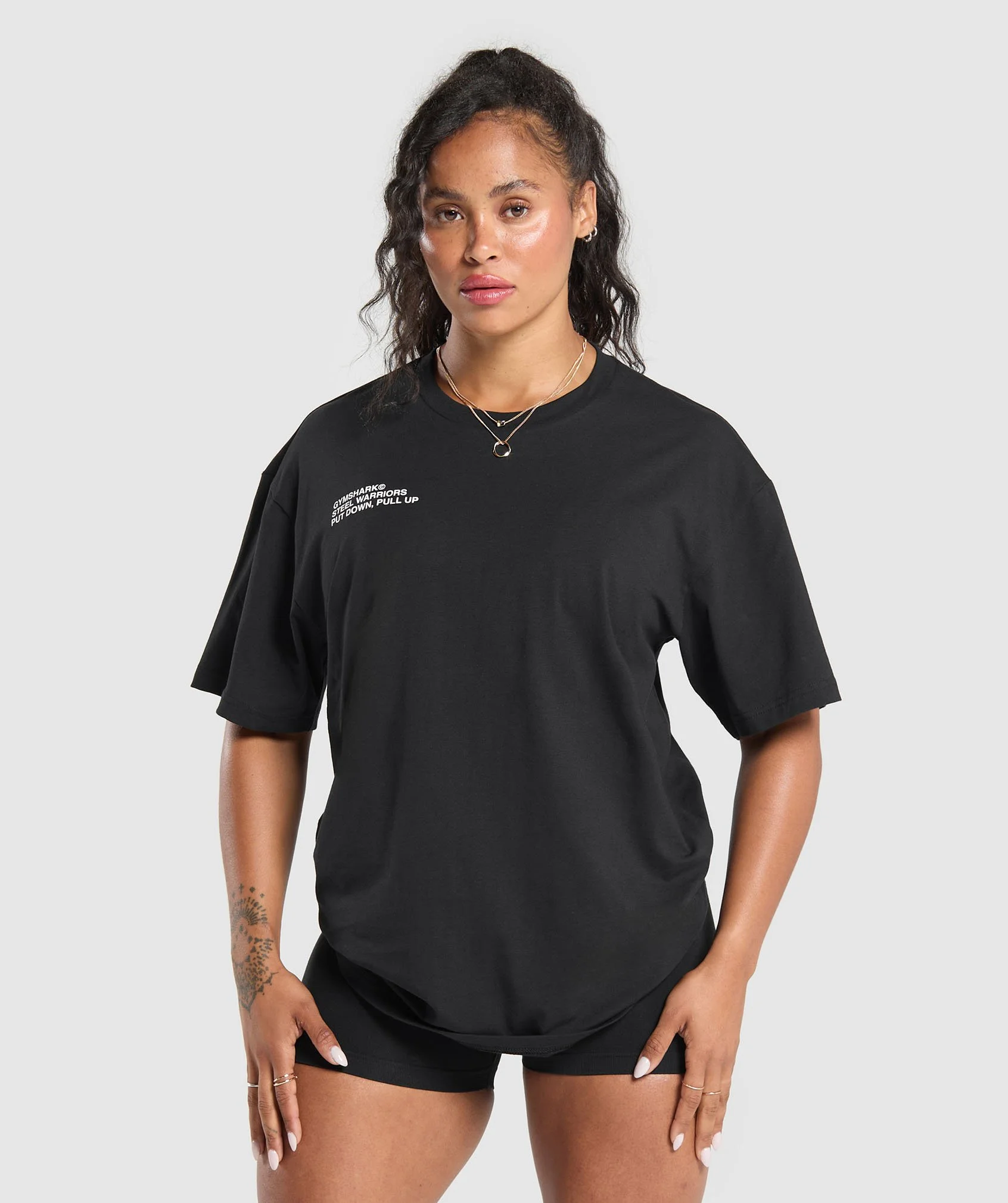 Steel Warrior T-shirt GS Black GS White A2B2E-BB2J -0879.jpg