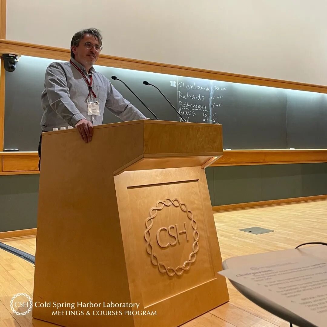 We hosted The PARP Family &amp; ADP-ribosylation this week and this picture of co-organizer Andreas Ladurner kicking off the biennial meeting (and of the speaker list on the blackboard!) was taken by Anthony Leung. Anthony has participated in a numbe
