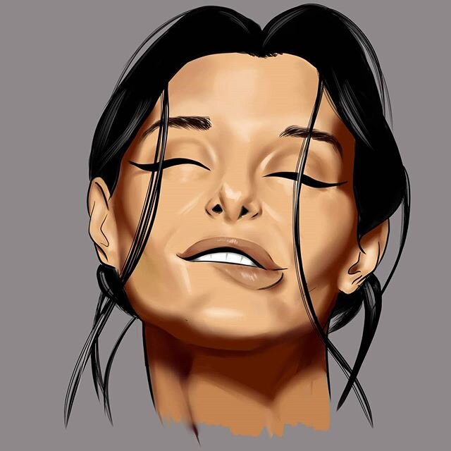 Another one done. This #digitalpainting stuff is neat. #digitaldrawing #painttoolsai #digital #art #portrait #digitalillustration #illustration #instaart