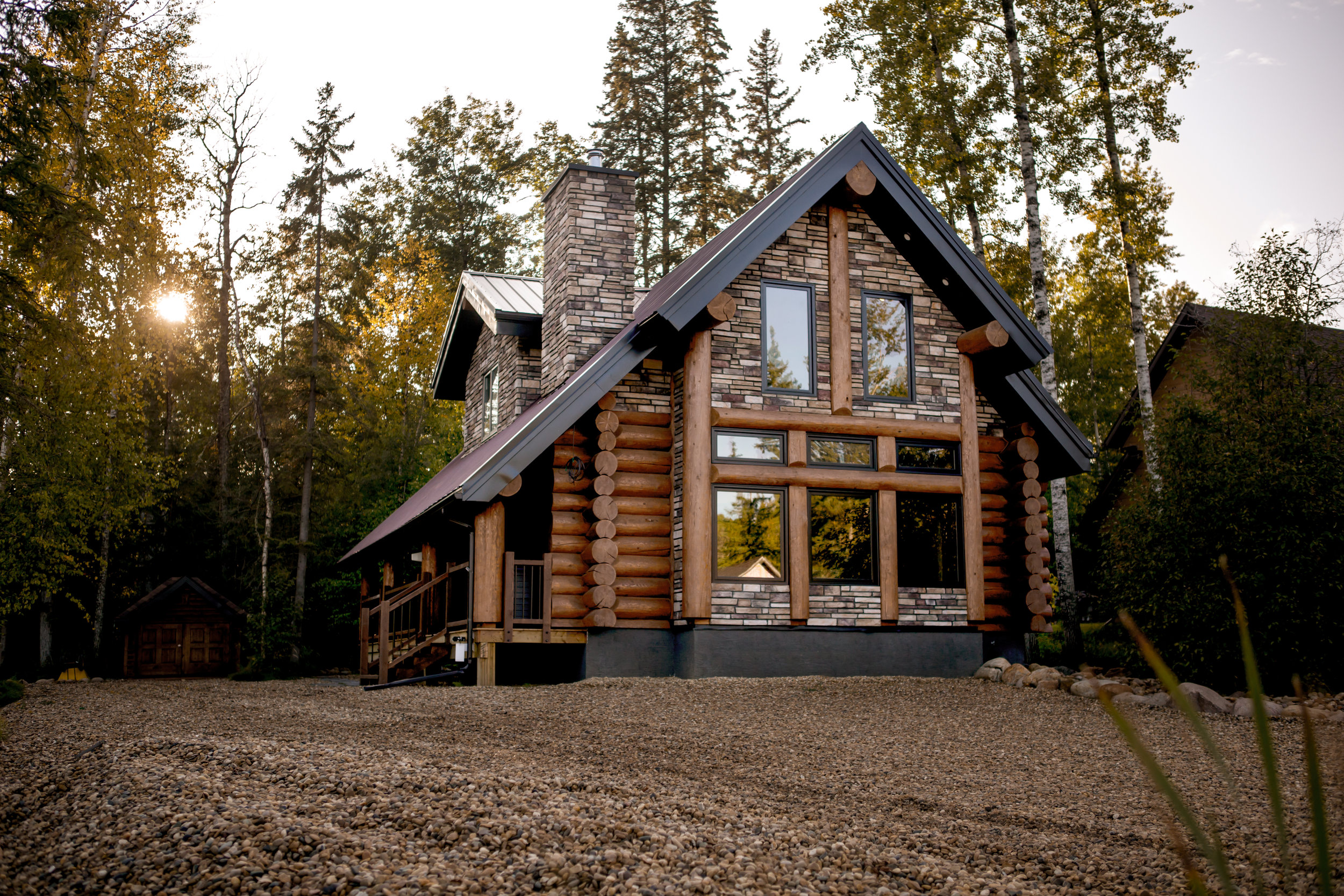 Mossy Ridge, Small Timber Frame House Plans Canada