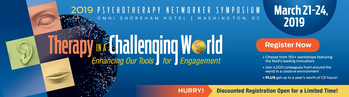 I am presenting “The Embodied Therapist” - Along with headliners Gabor Mate, Malcolm Gladwell, Mary Pipher, and Bessel van der Kolk. Join us!