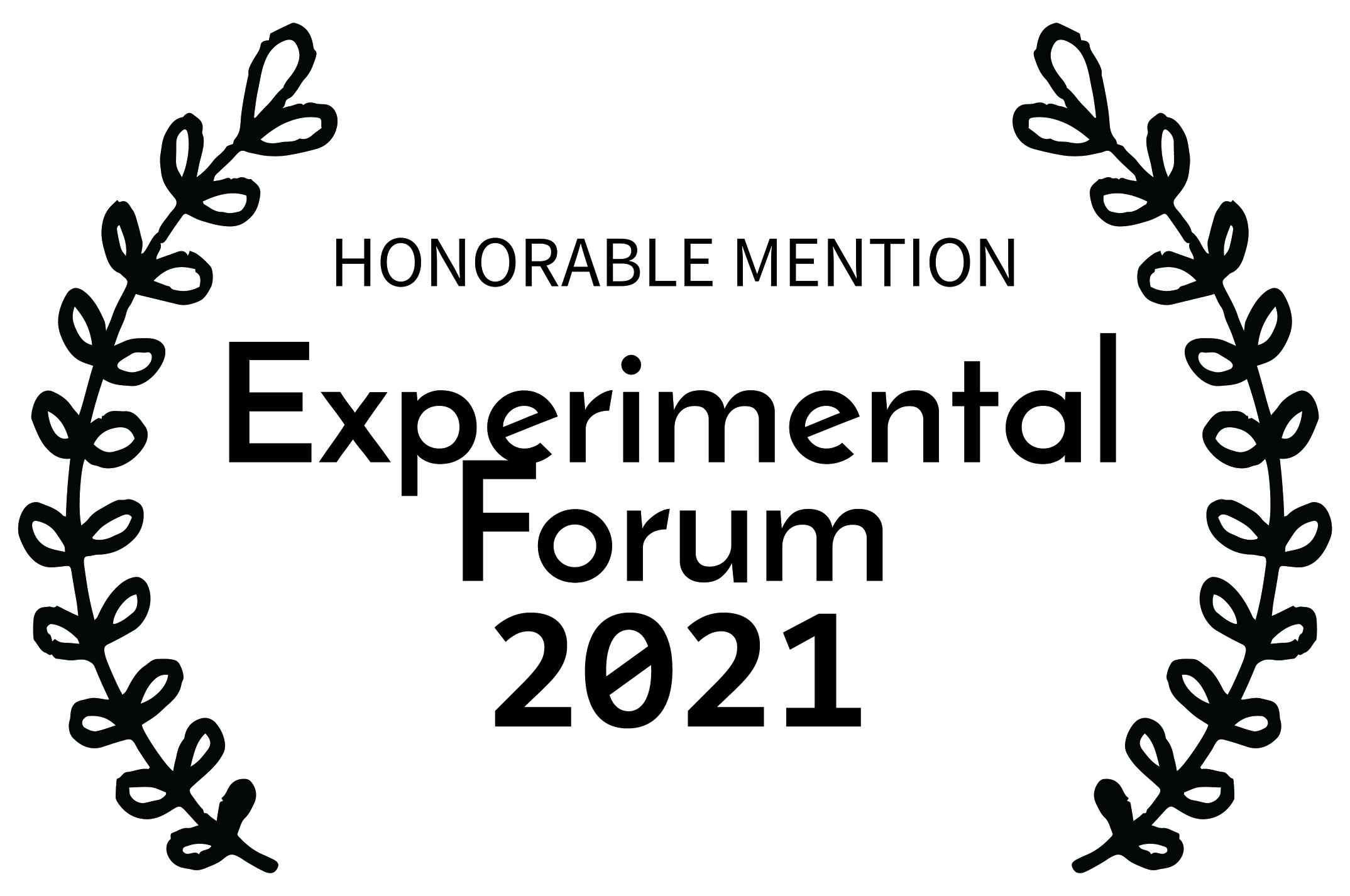 Honorable_Mention_Laurel_1-Experimental_Forum_2021.png