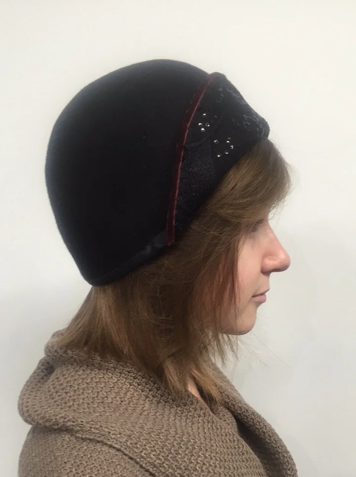 1920's Felt Cloche