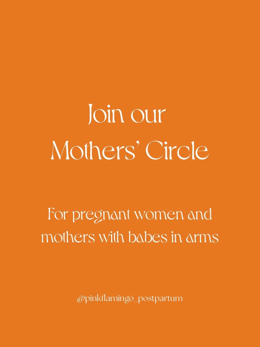 I&rsquo;m hosting a small Mothers&rsquo; Circle in a couple of weeks for women who are pregnant or in the early months of motherhood.

It&rsquo;s a simple one-hour gathering on a Sunday morning.

There will be tea, gentle ritual, and space to talk ho