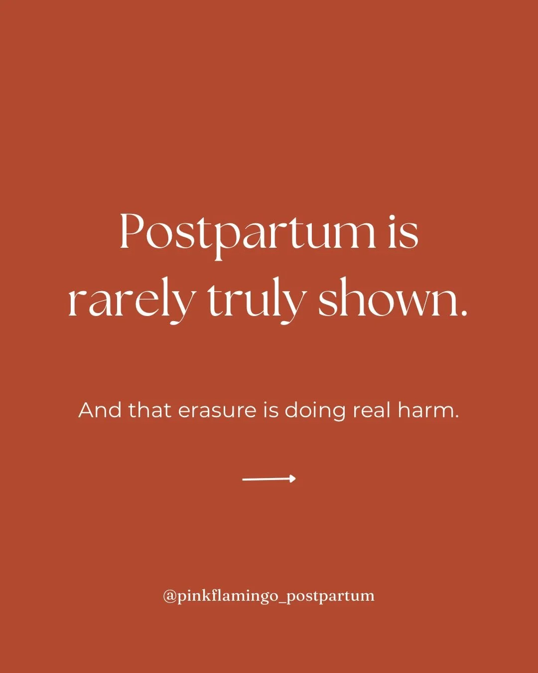 The real postpartum experience is rarely acknowledged. Rarely talked about. Rarely seen.

And there's a reason for that.

We've been conditioned to believe that motherhood comes naturally to women. That it's instinctive. Effortless. A biological give