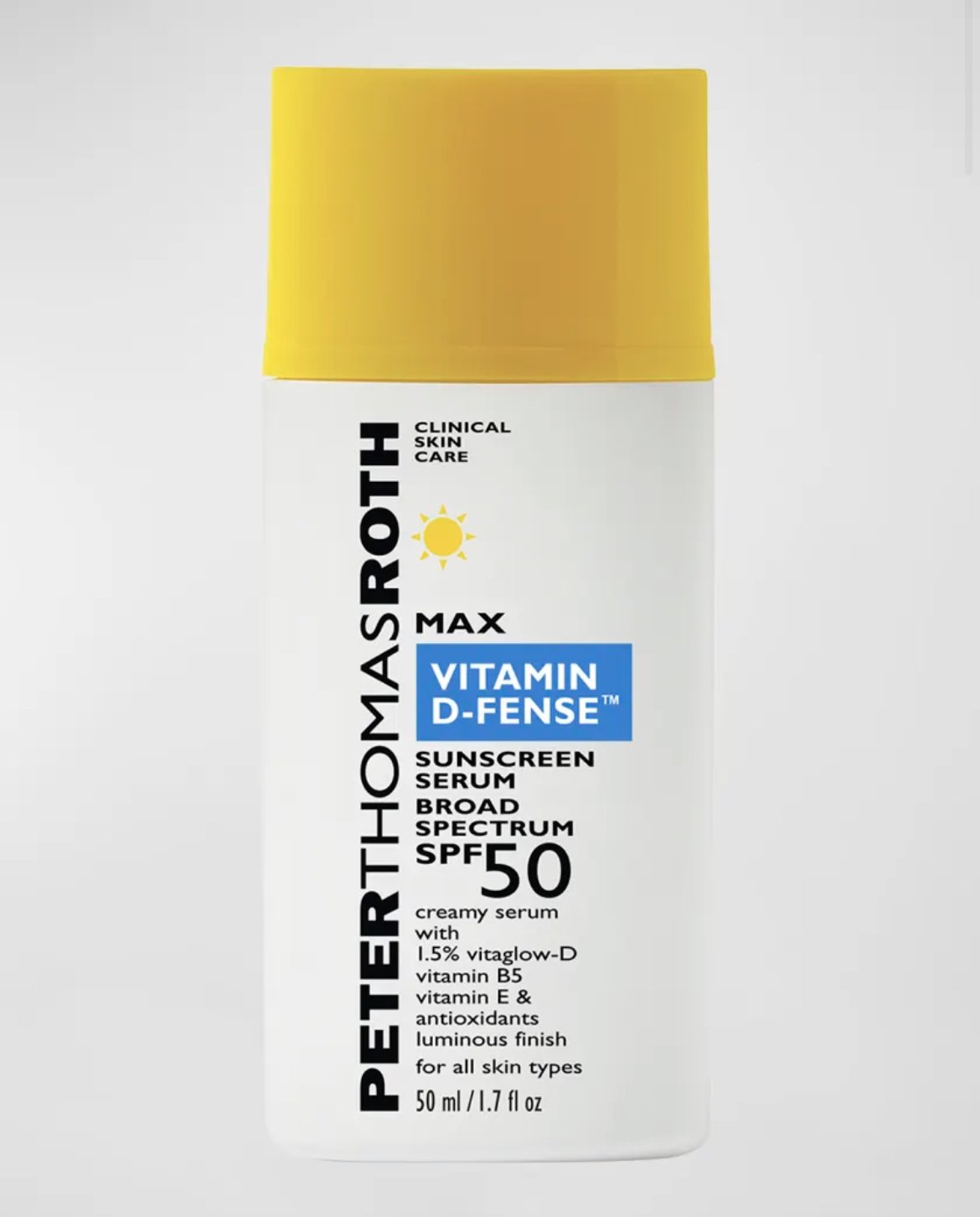 Peter Thomas Roth Max Vitamin D-Fense Sunscreen Serum with SPF 50, 1.7 oz.