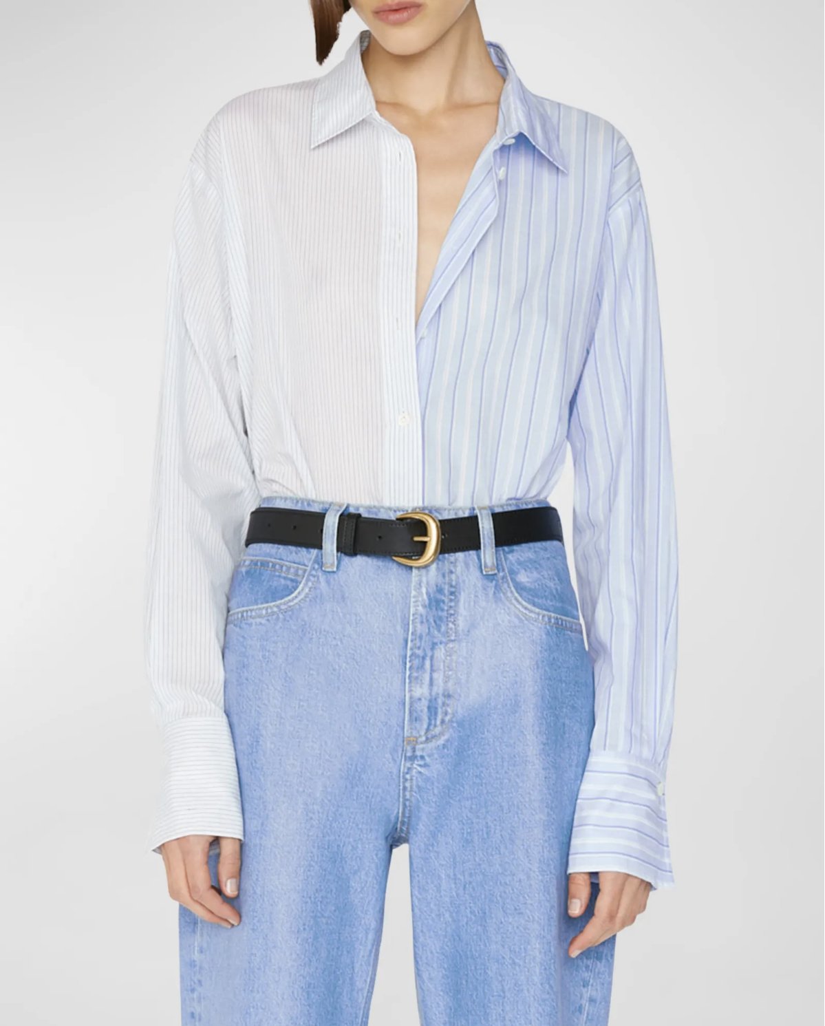 FRAME Le Mix Oversized Shirt $169.50