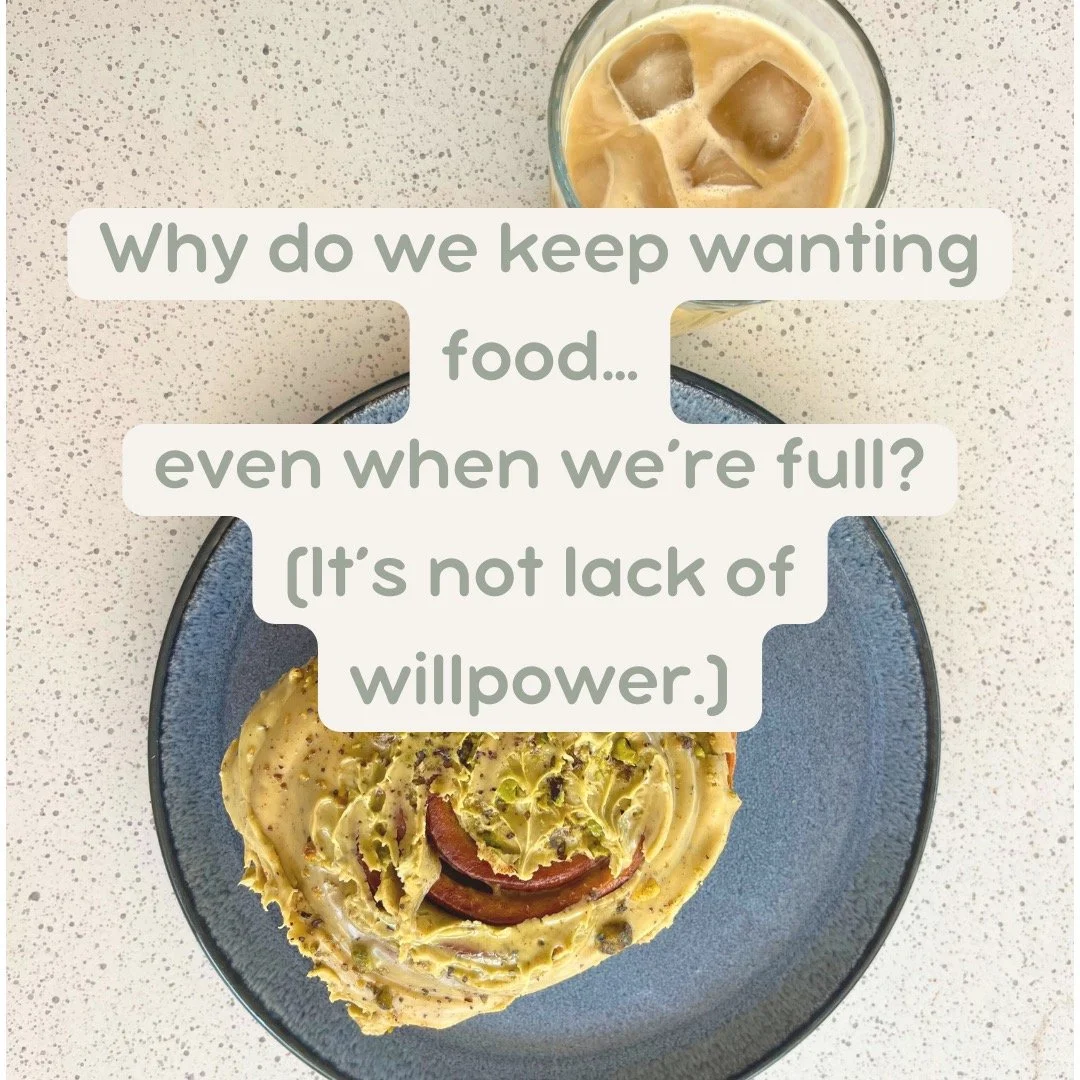 If you&rsquo;ve ever thought
&ldquo;I know what I should eat but why am I still overeating?
this post is for you.
I see this so often in people who feel out of control around food. It&rsquo;s not your fault! It biologically makes sense. 
Pushing hard