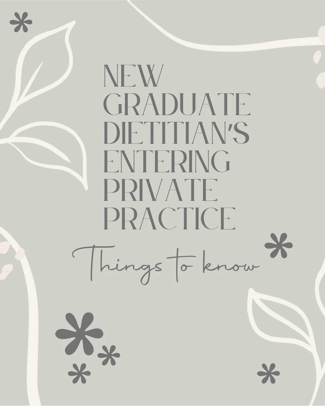A little about the reality of stepping into private practice as a new grad&hellip;
Would I recommend it? Absolutely.
Is it easy? 
In some ways, yes.
It&rsquo;s relatively easy to get started.
But in other ways&hellip; there&rsquo;s a lot to get your 