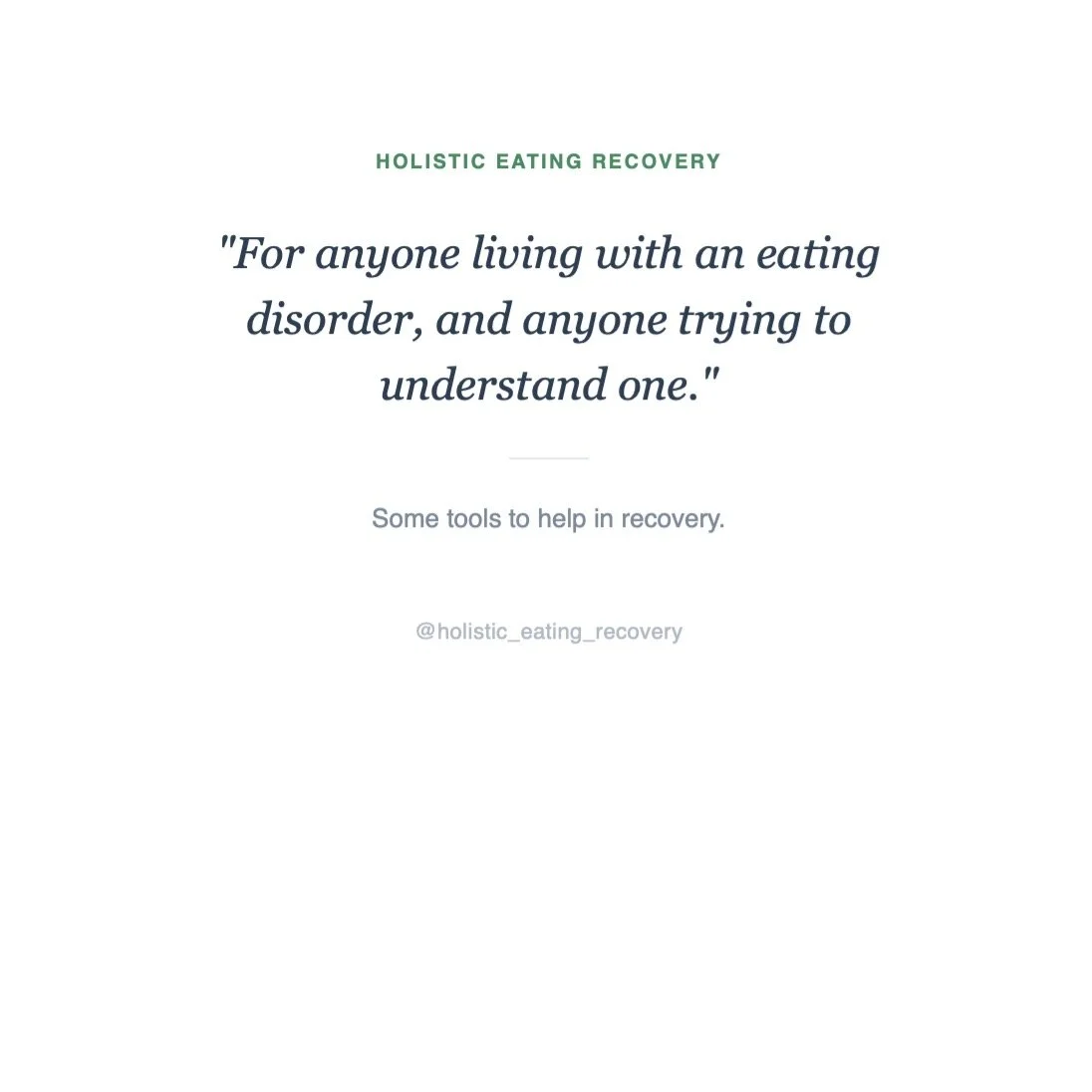 Eating disorders are hard to understand, and even harder to explain. They are complex, and they affect the mind just as much as the body.
If you're in the middle of one, you already know how isolating it can feel when the people who love you don't qu