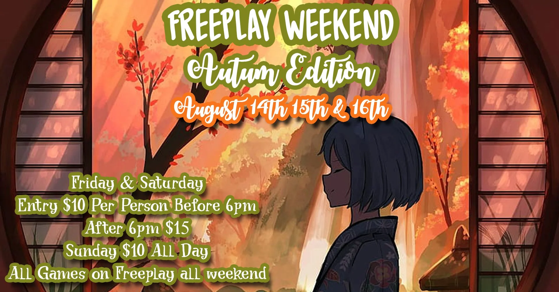Free Play Weekend: Autumn Edition
