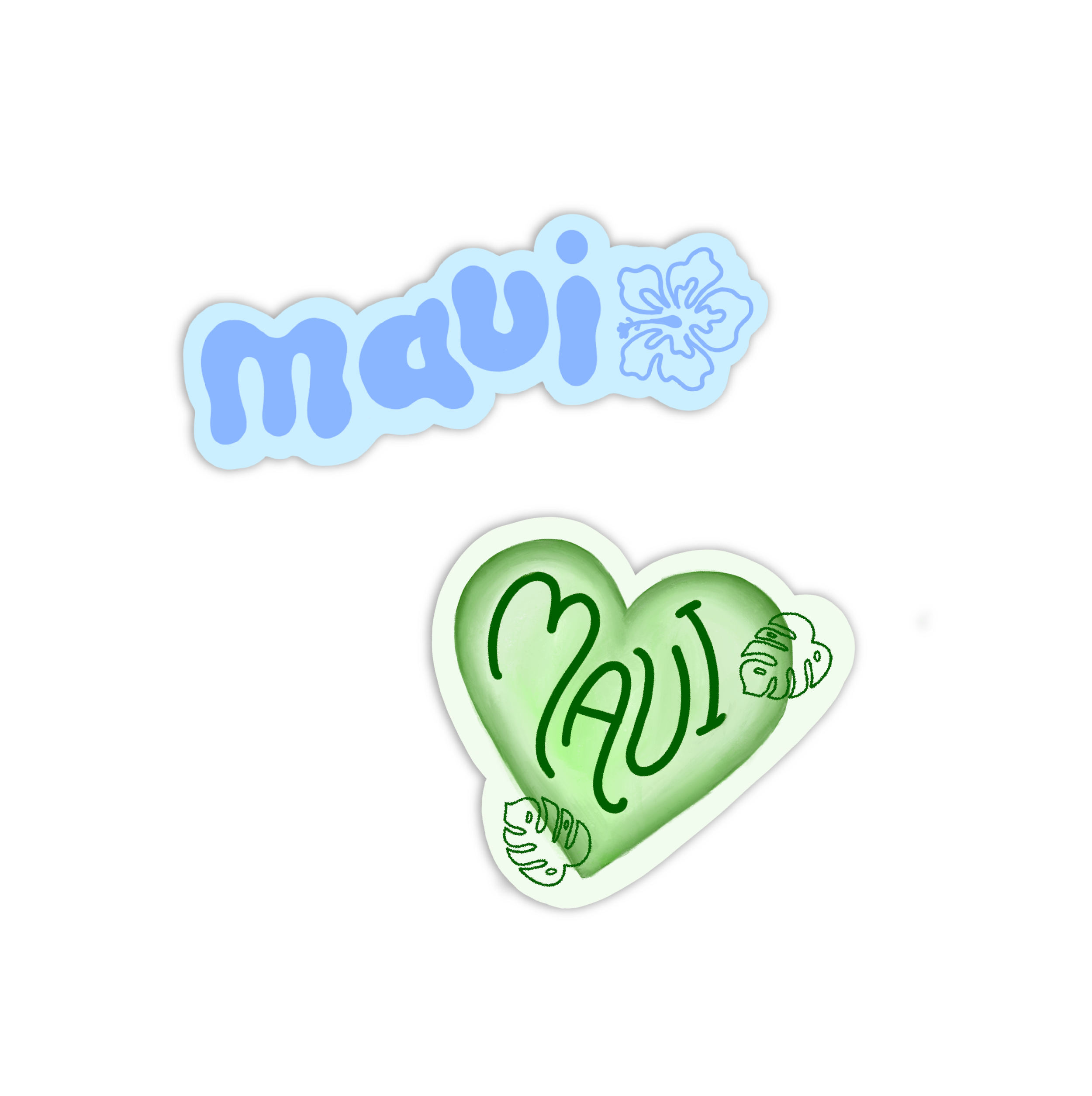 Sticker Designs for 2023 Maui Fire Relief