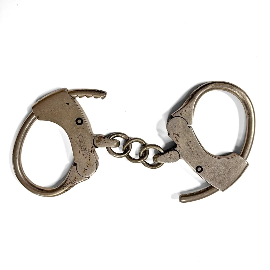 For Sale: Judd Handcuffs — Mattatuck Manufacture — Ca. 1904