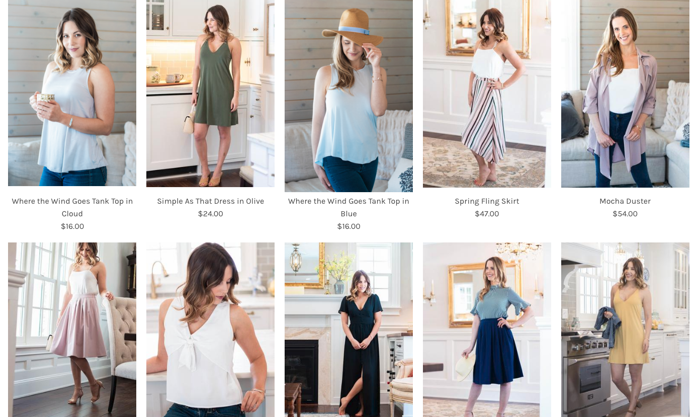 Commercial Fashion Online Boutique Photo Shoot by Feather Blue Studios