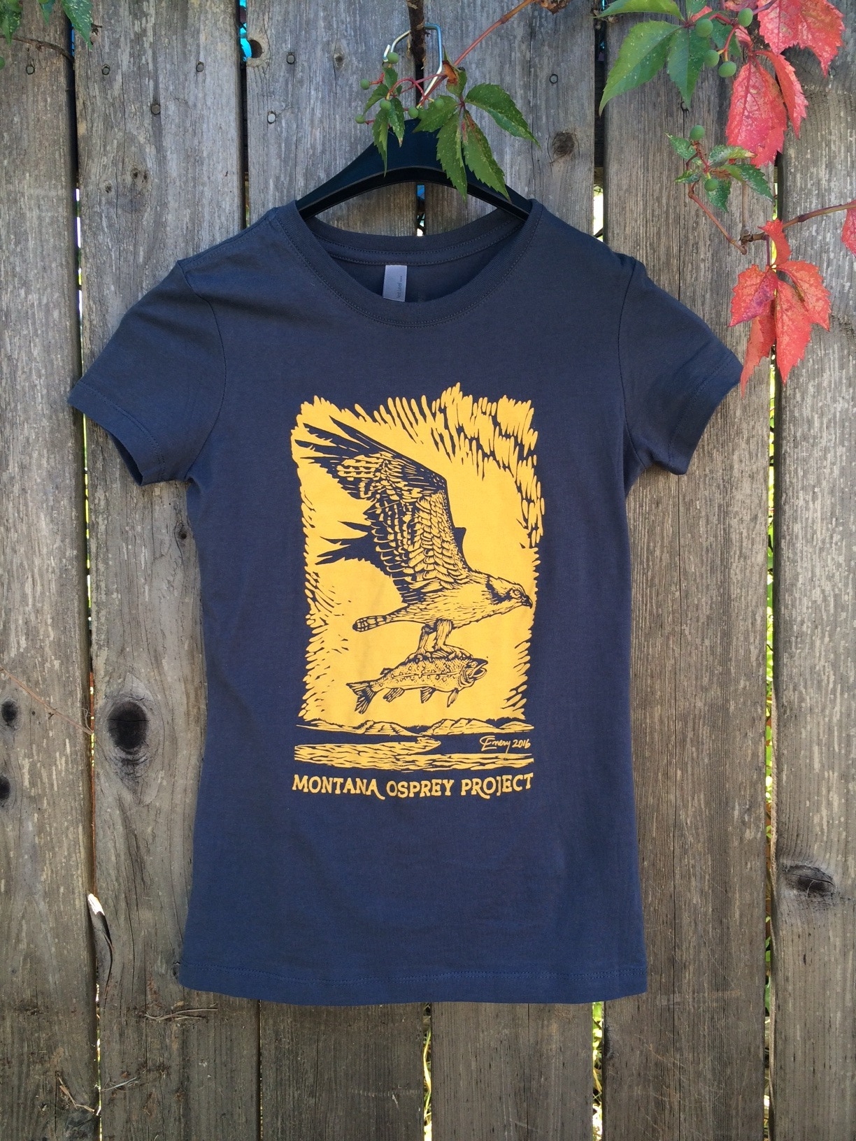 Just one of the many wonderful shirts that helps raise osprey conservation funds this year!