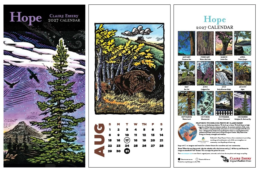Claire Emery Woodblock Prints