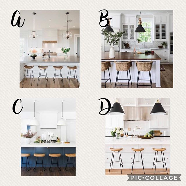 Brainstorming ideas for a kitchen reno! What is your fav? 🤔
.
.
.
.
.
#kitchendesign #kitchenrenovations #modernfarmhousekitchen #farmhousechicdesigns #whatsyourfavorite #farmhousekitchen #illuminate #instagood #illuminare #dentontx