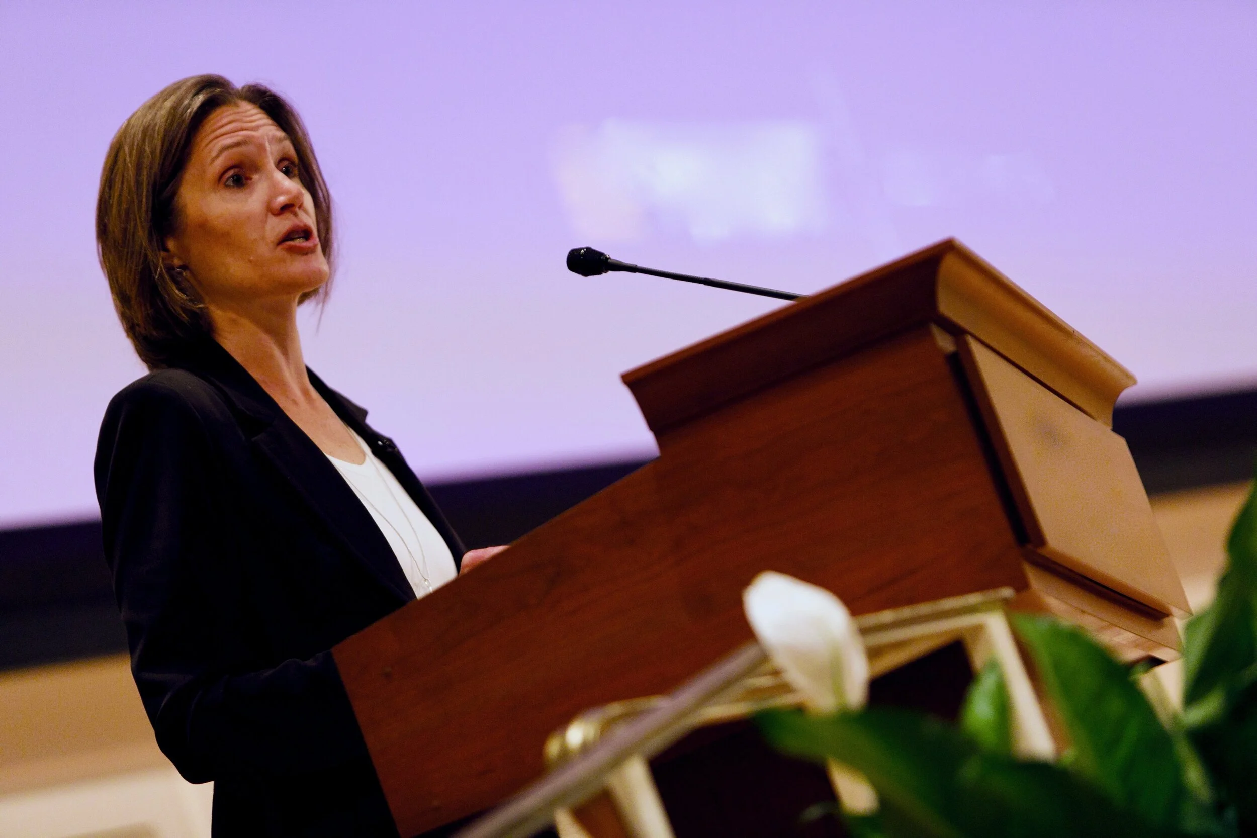 Jennifer Wood presenting as keynote speaker at UVA’s Day of Learning