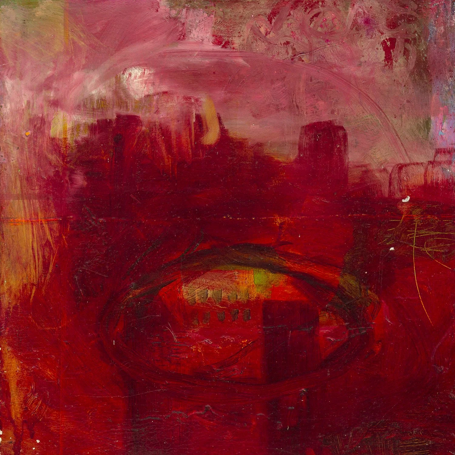 Untitled 283 - WTC Series IV, Oil on board, 2011, Estate Collection