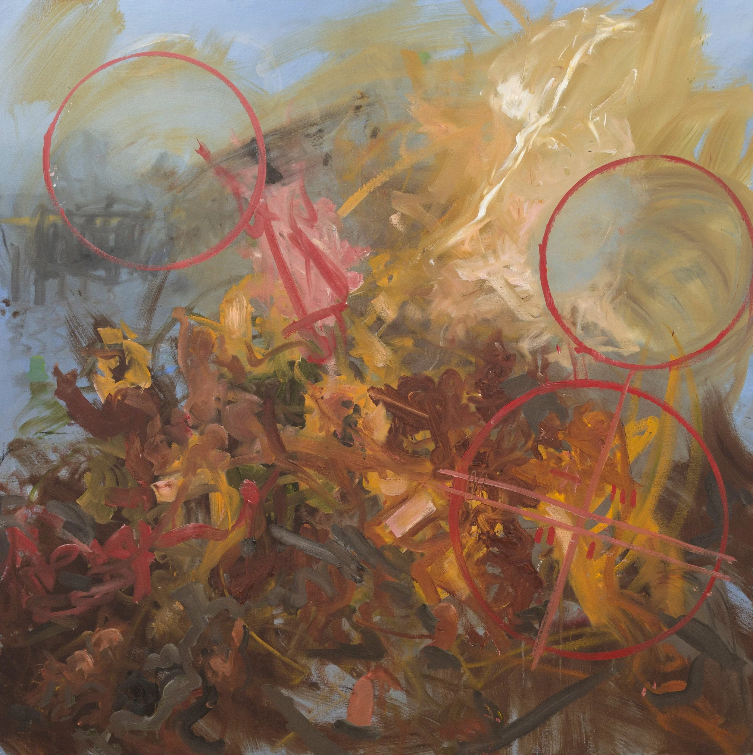 Untitled 295 - Battlefield IV, Oil on canvas, Estate Collection