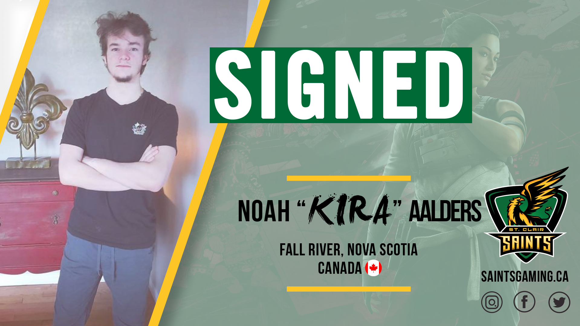 Saints add leadership to R6 squad, signing Kira