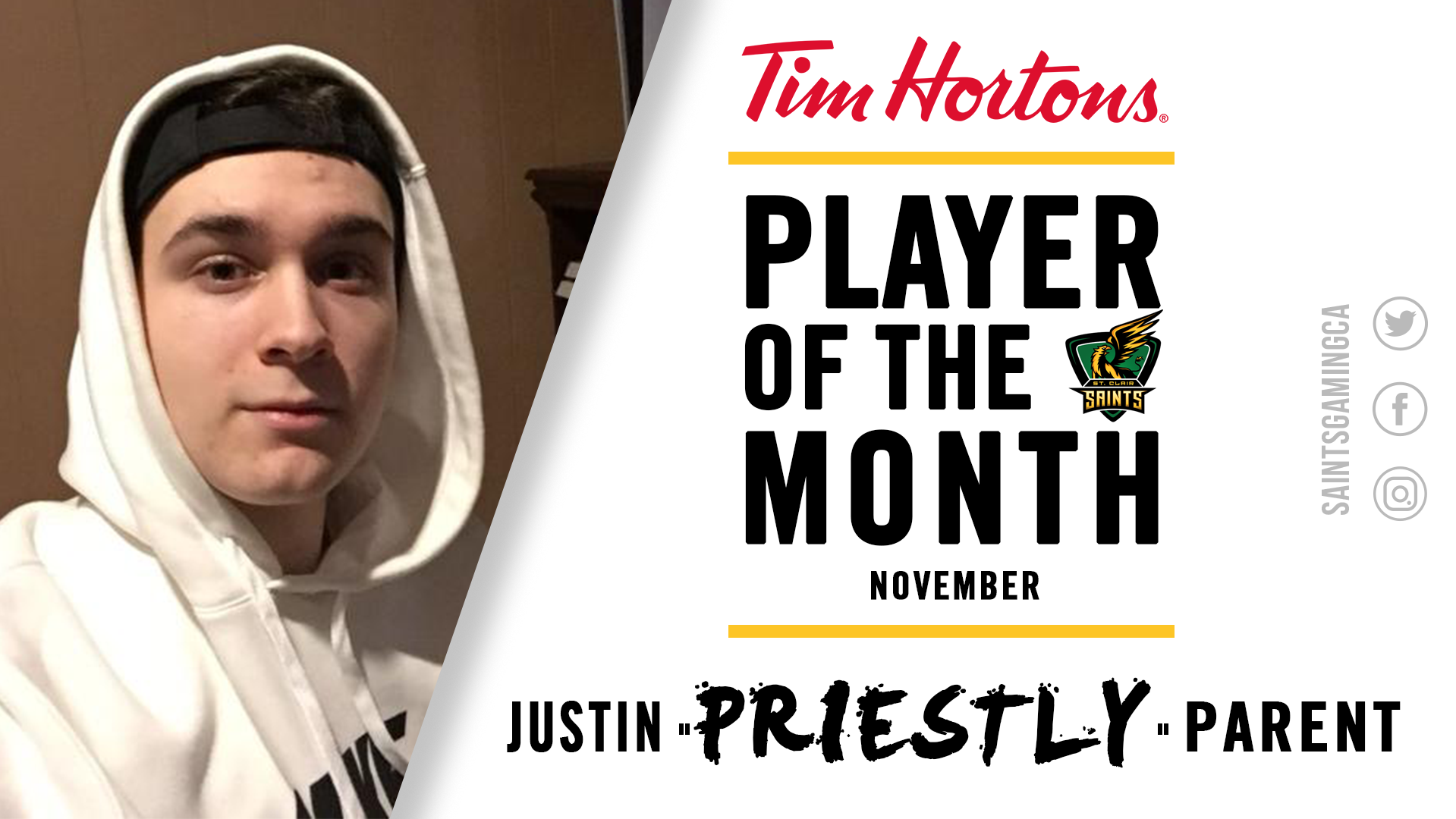 Priestly shreds his way to November Player of the Month honours
