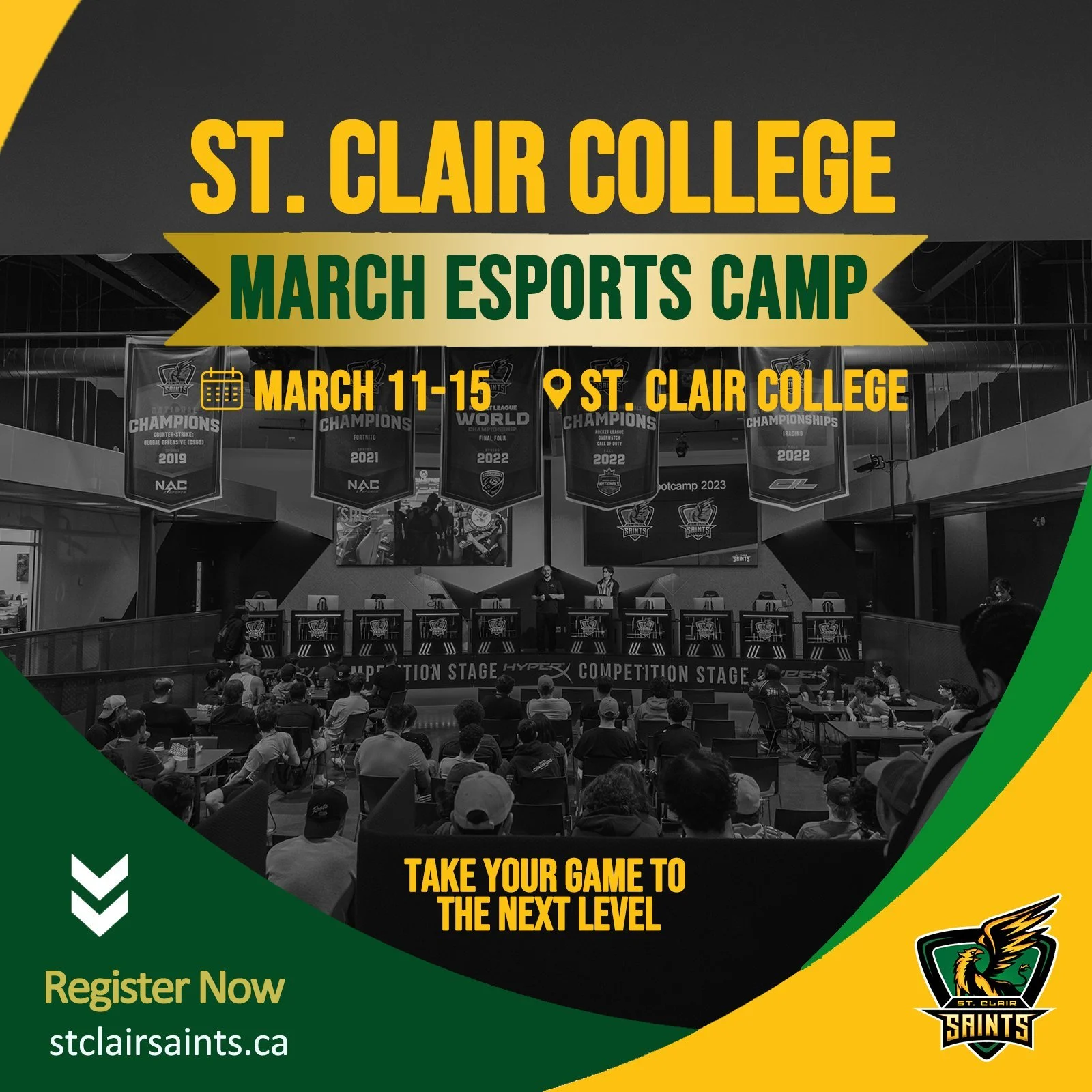 St. Clair Esports Announces the March Break Esports Camp