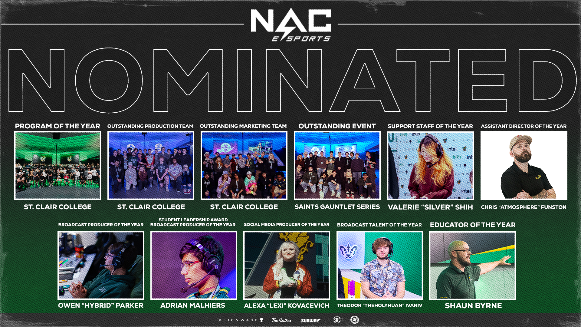 Saints Esports Nominated for 12 NACE Awards