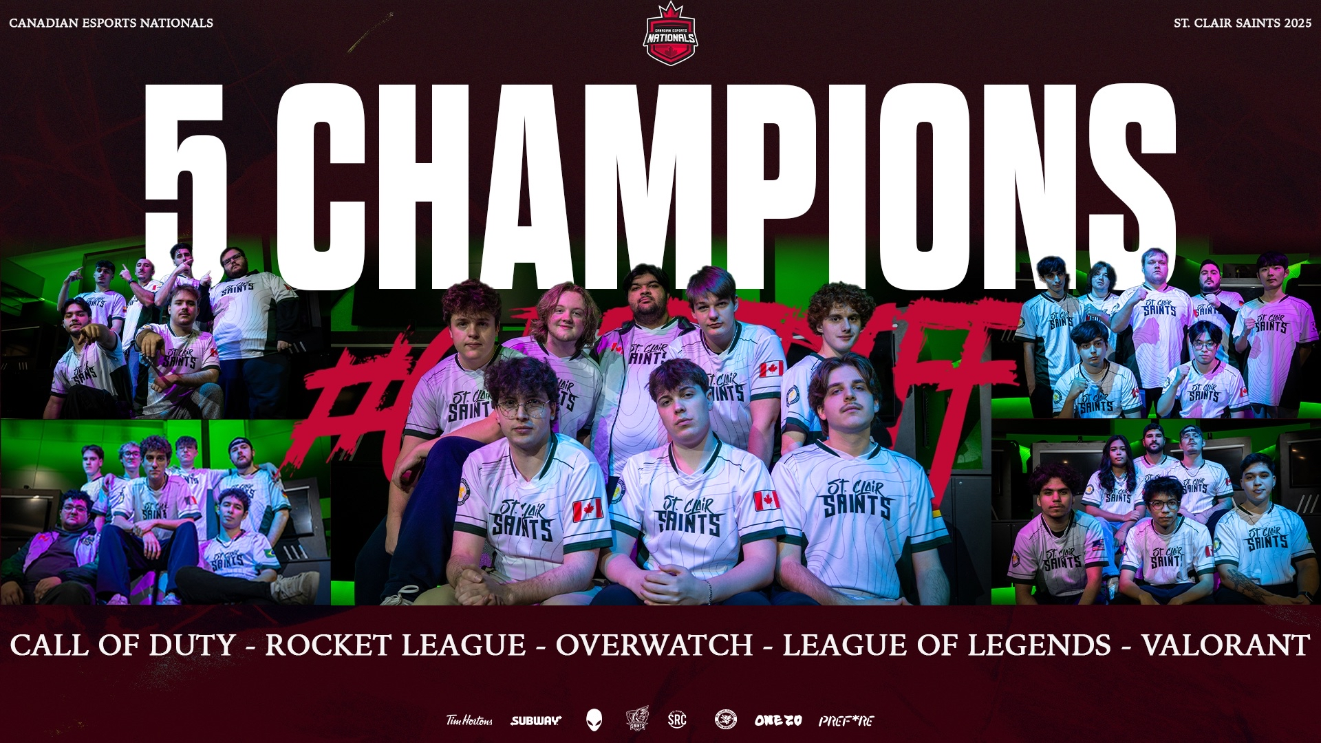 Saints Esports Claim 5 National Championships&nbsp;