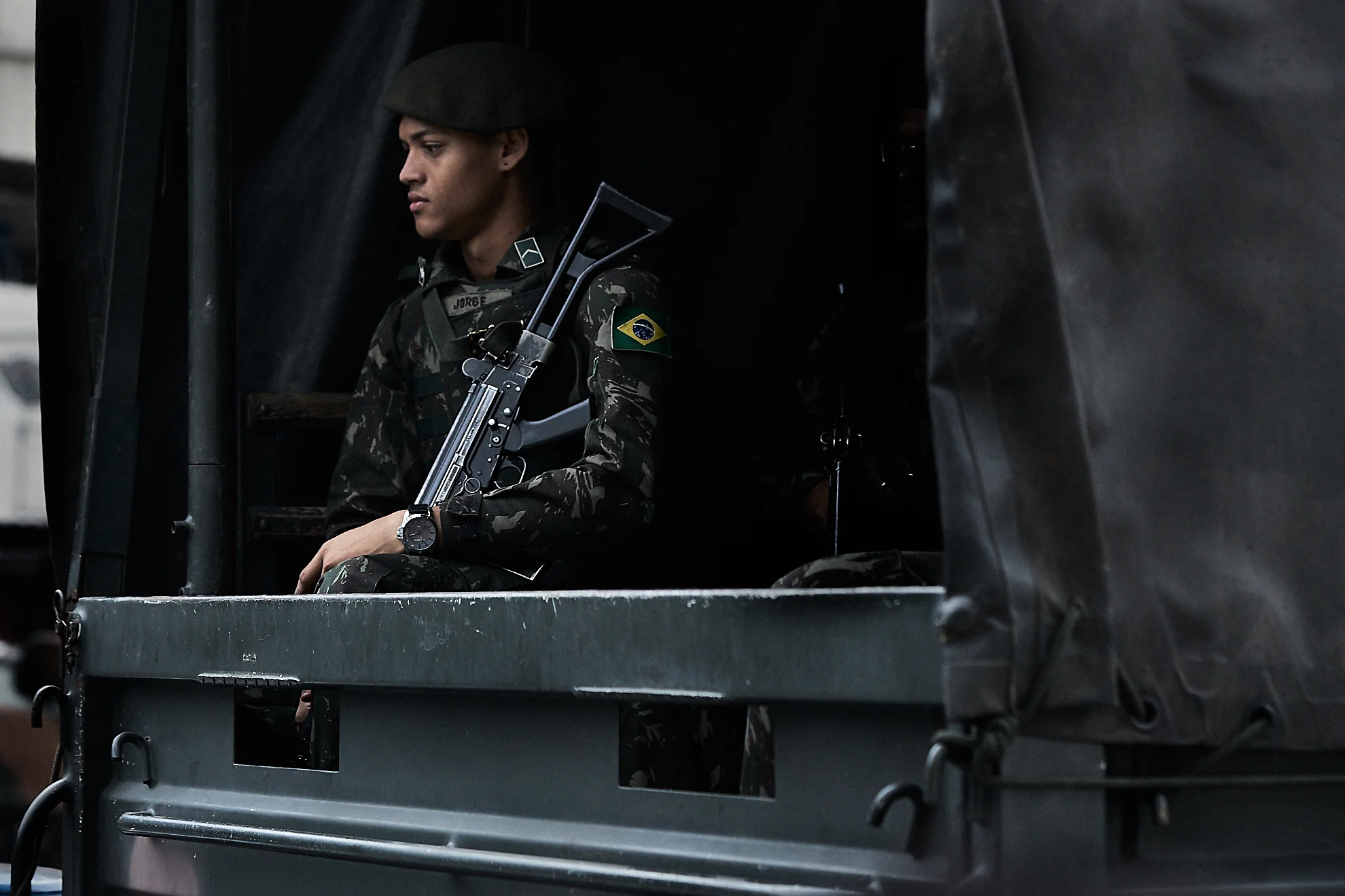Brazilian soldier during an operation in Rio de Janeiro (Photo: C.H. Gardiner)