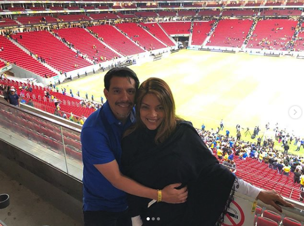 A photo from an instagram post by Anderson do Carmo shortly after his murder. It is captioned “everything is better with you” and features his wife Flordelis. (Photo: Social Media)