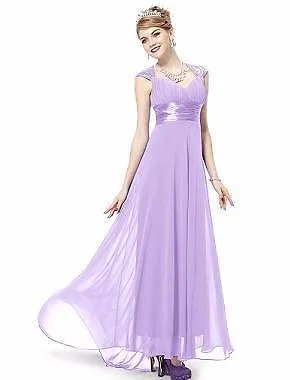 Jas Fashion Grace In Motion Formal Evening Dress Light Purple Front.JPG