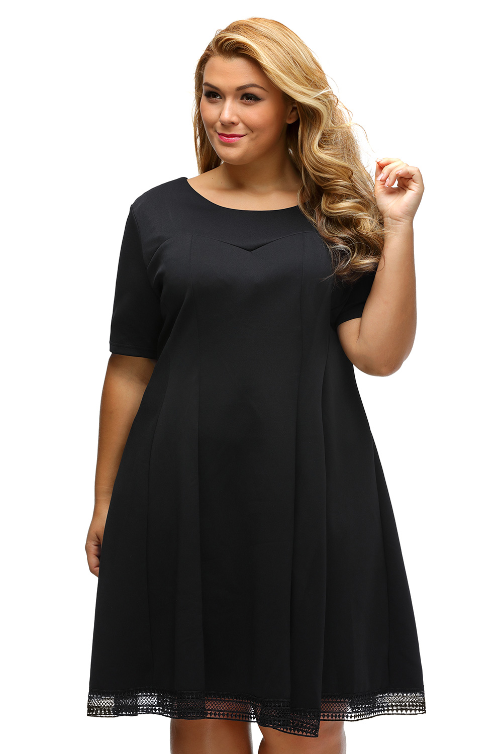 Night Hype Curvy Skater Dress