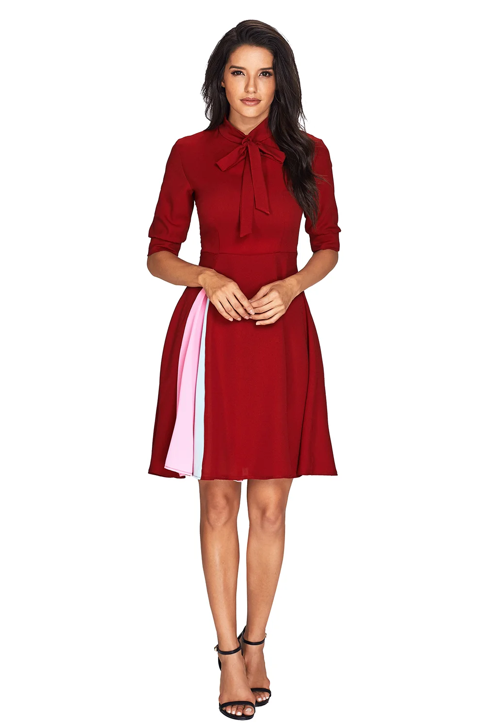 Indie Love Bow Tie Vintage Dress