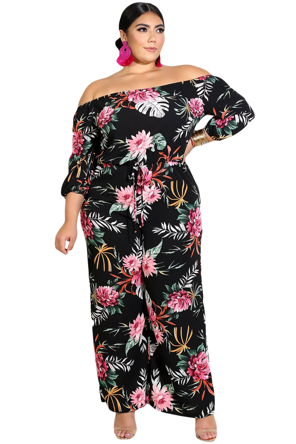 Sassy Mantra Off Shoulder Jumpsuit