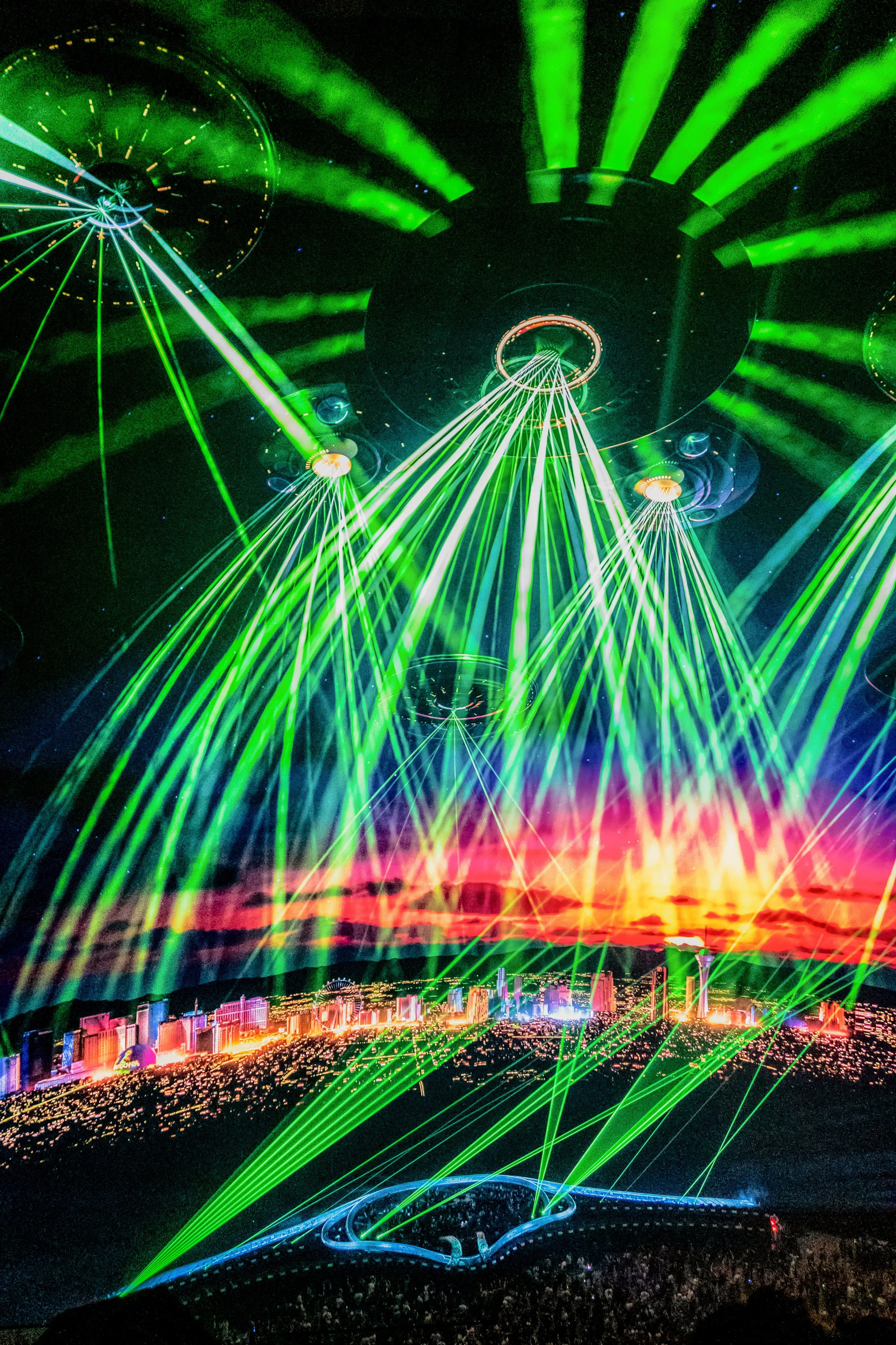 August 31, 2025 - Insomniac Events Unity x Sphere event at Sphere venue in Las Vegas, Nevada.