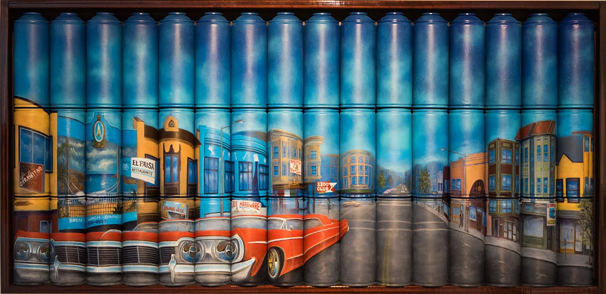 Live painting by Rob Sakovich & lowrider cruise