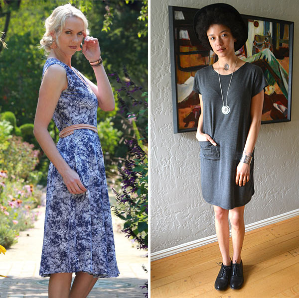 Wrap dress with pockets by Theia Grazi T-shirt dress by Harumi K