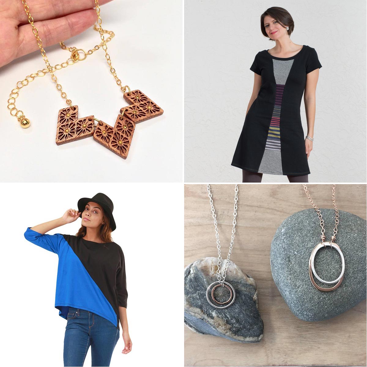 Indie clothing and jewelry that rocks! In-store only!