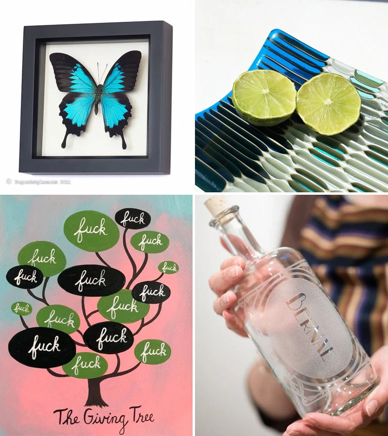 Gifting made easy! New cards, prints, and glass art