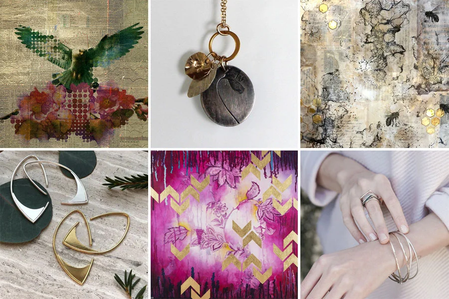 Mixed metals in art &amp; jewelry