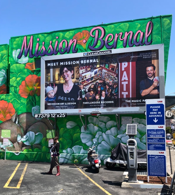 We're on a billboard!