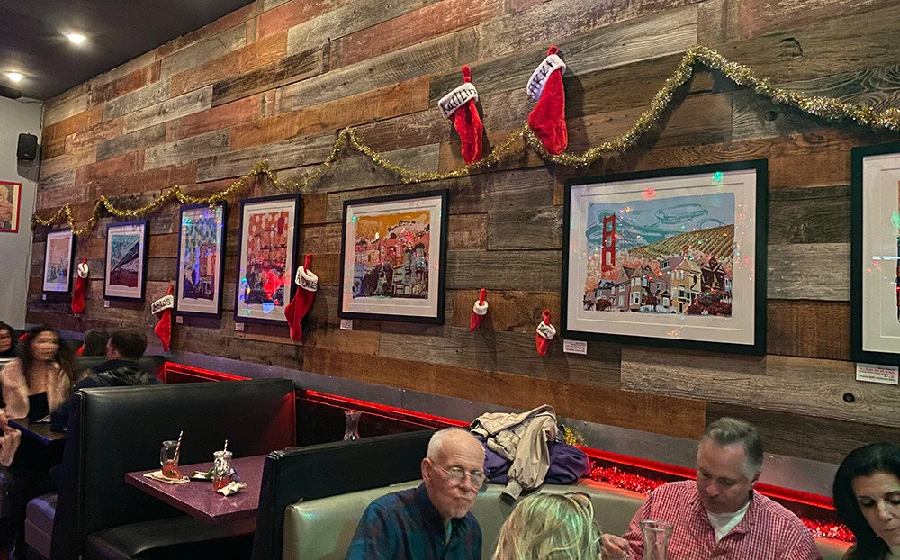 Art, spaghetti, and holiday shopping